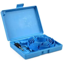 Hole Saw Kit in Box 64-76-89-102-127mm with Carbide Teeth