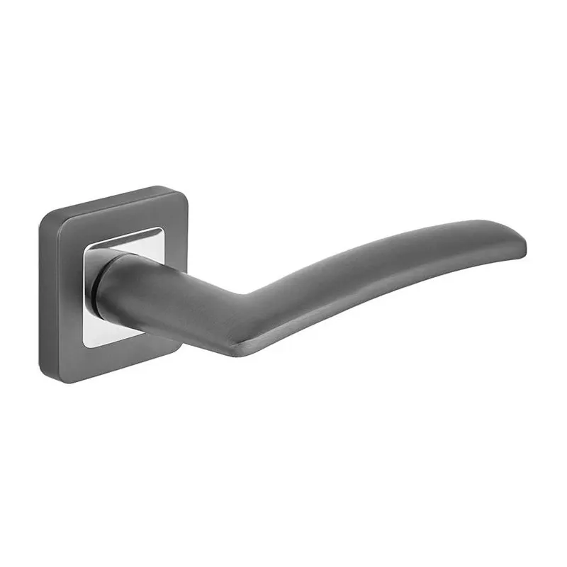 Durvju rokturis, iekštelpām Metal-Bud Linea, pelēka krās.