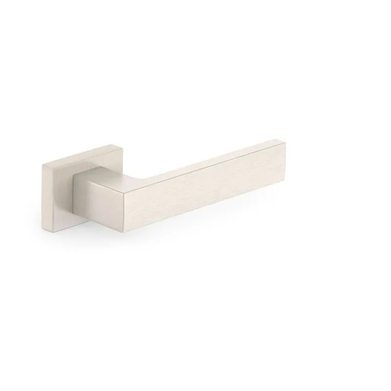 Durvju rokturis, iekštelpām Metal-Bud SQ Satin Nickel CUBE RT, niķeļa