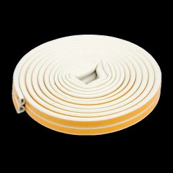 Blīvgumija blist. D profils balts 6m