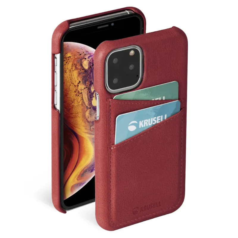 Krusell Sunne CardCover Apple iPhone 11 Pro Max vintage red ,61795,