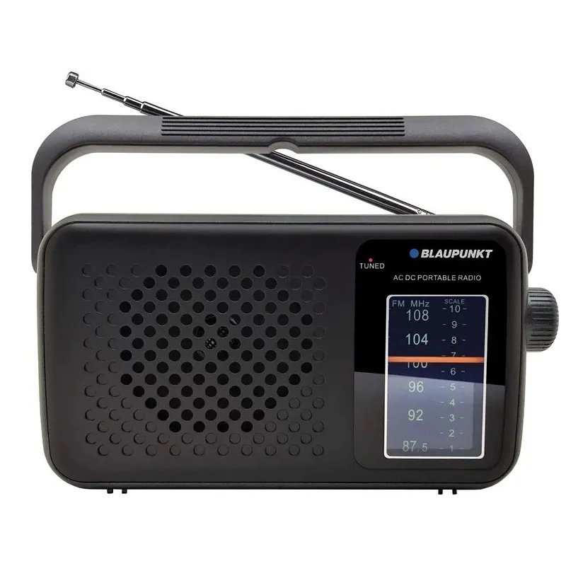 Radio uztvērējs Blaupunkt PR8BK Portable, melna krās.