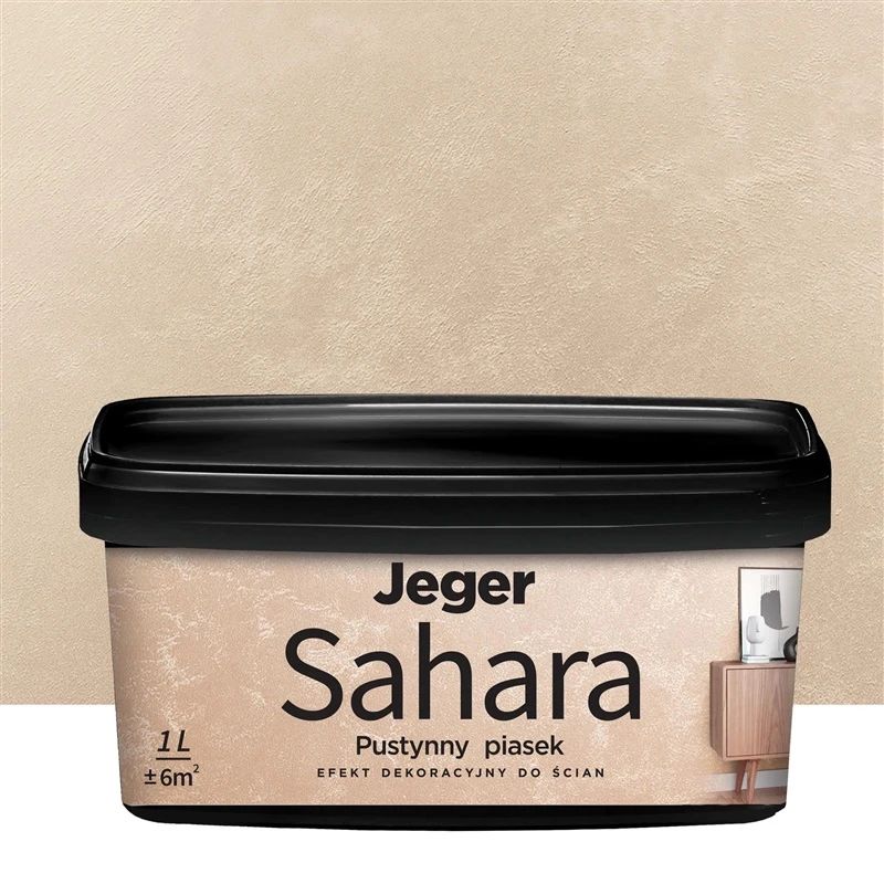 Speciāla krāsa Jeger SAHARA MARIO. smilškrāsas. 1L