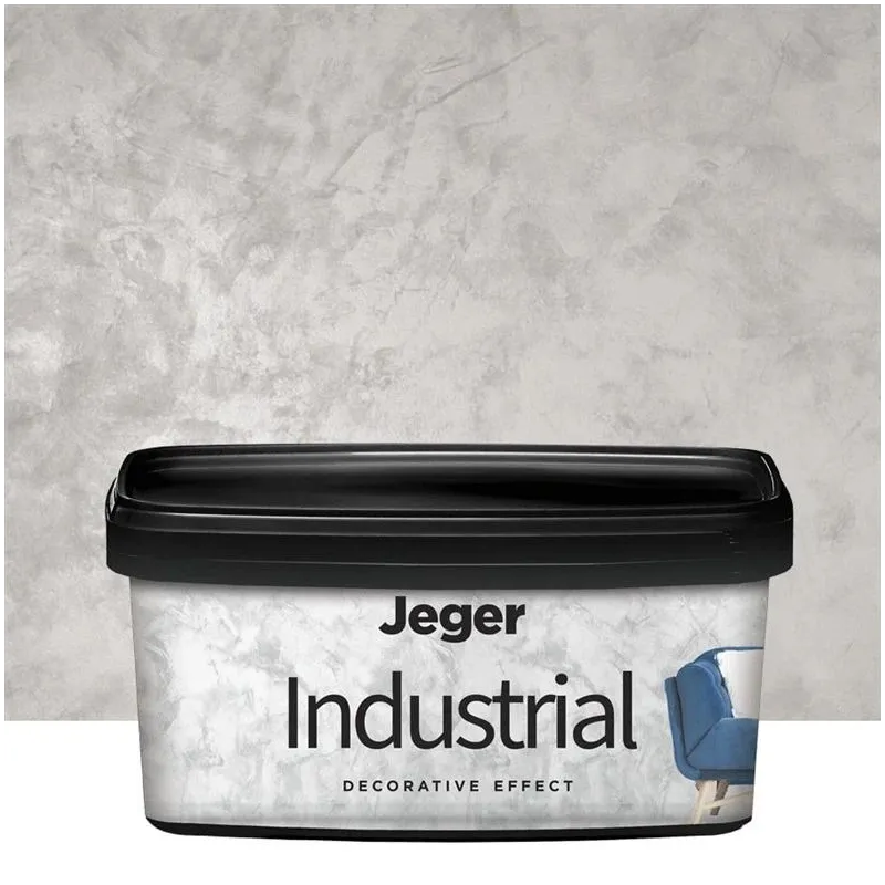 Dekoratīvais apmetums, sienas Jeger Industrial Quartz, 1 l