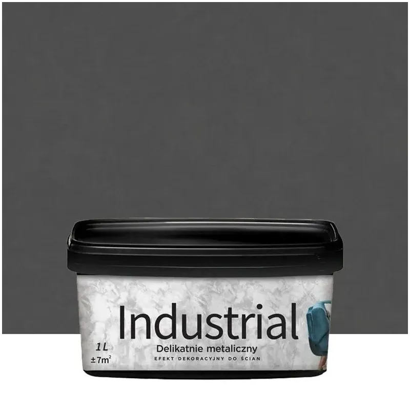 Dekoratyvinis tinkas, sienoms Jeger Industrial Bazalt, bazalt, 1 l