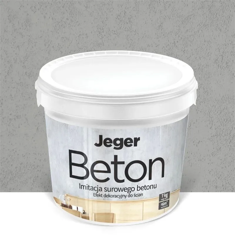 Dekoratīvais apmetums Jeger Beton Napoli. pelēks. 7 kg