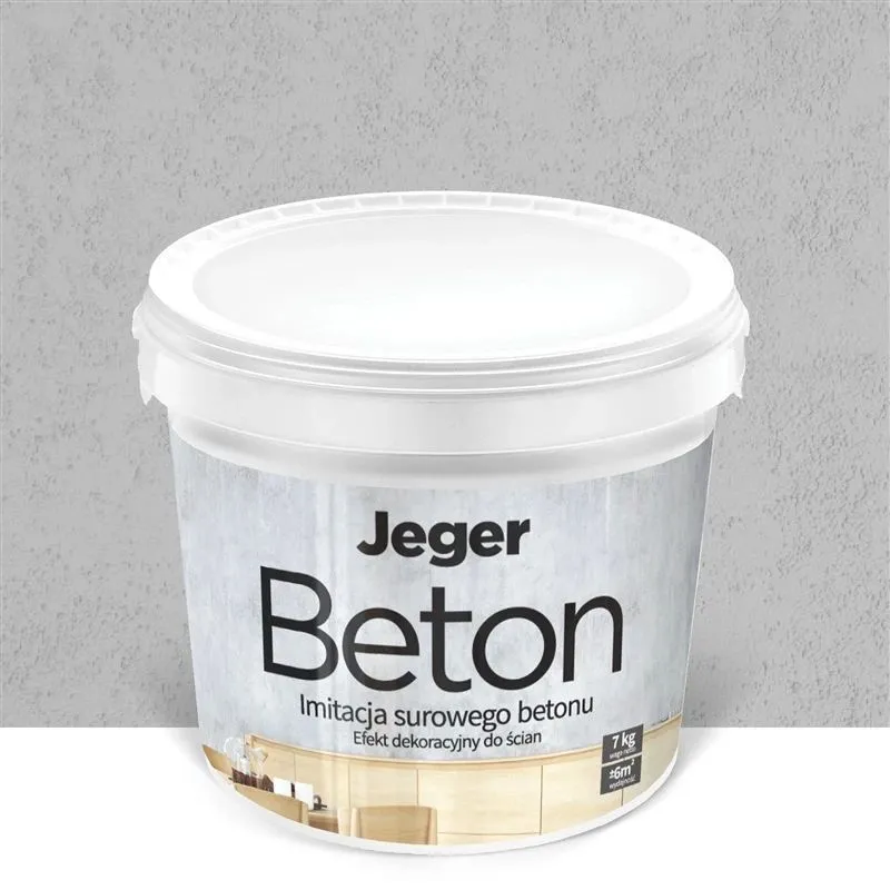 Dekoratīvais apmetums Jeger Beton Verona. pelēks. 7 kg
