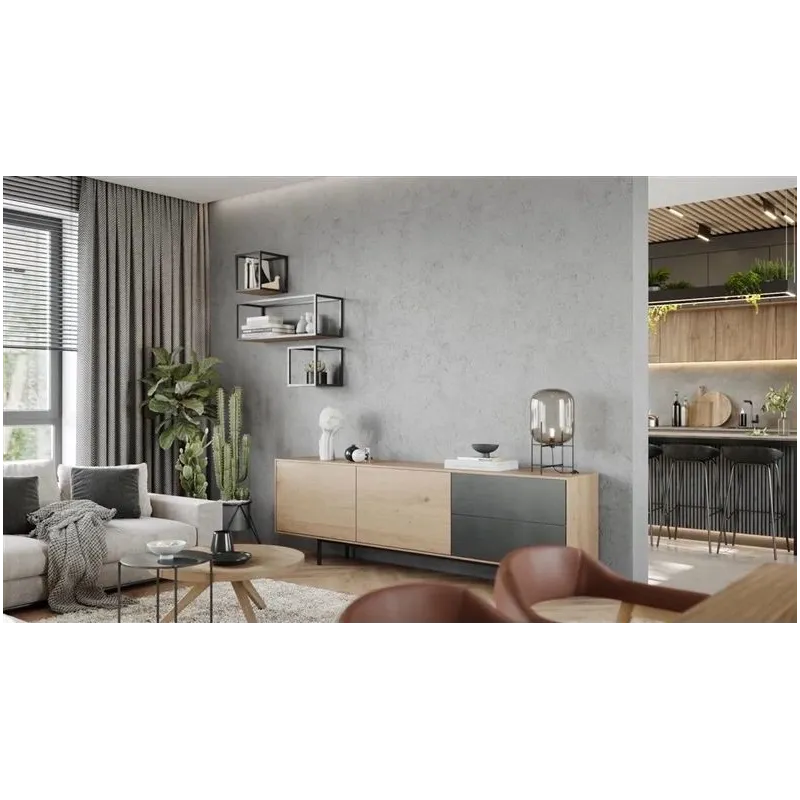 Dekoratīvais apmetums Jeger Beton Verona. pelēks. 7 kg