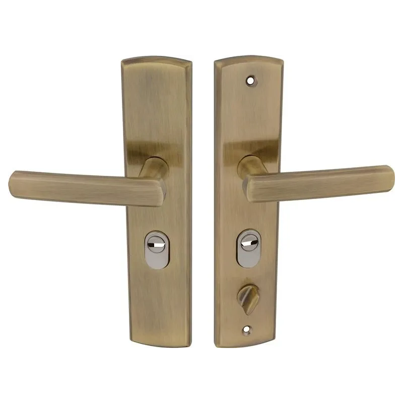 Durvju rokturis, ārtelpām Barcz DB-ML-02, matēts misiņš