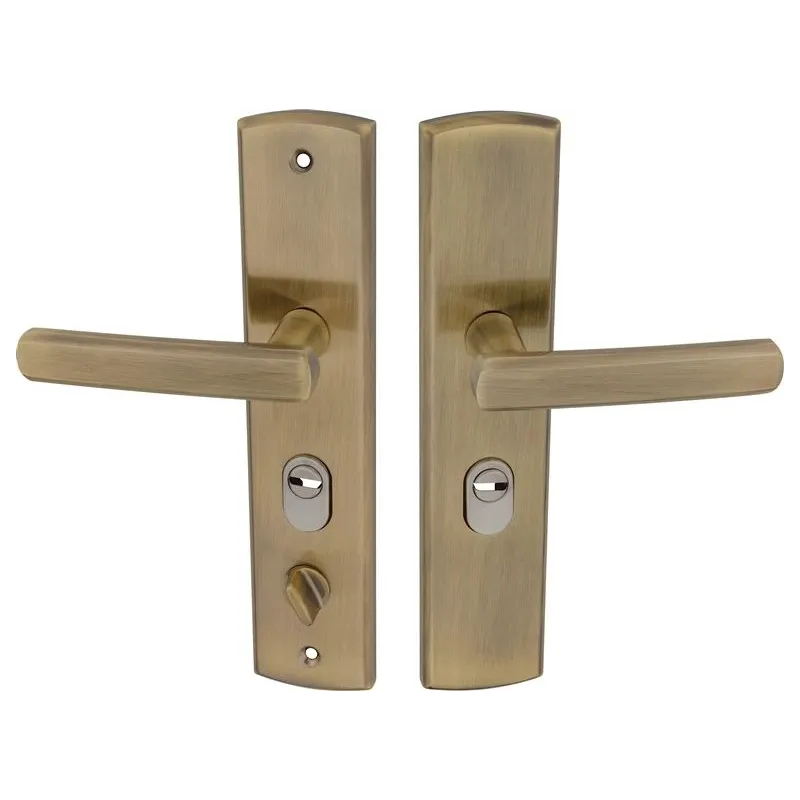 Durvju rokturis, ārtelpām Barcz DB-ML-02, matēts misiņš