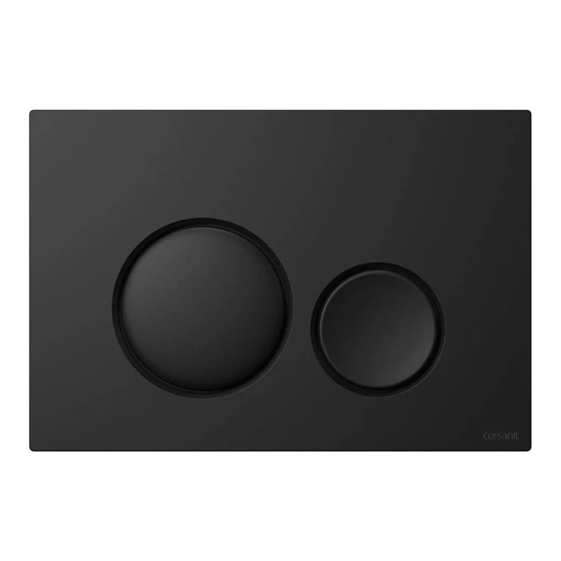 Poga cersanit luna melna matēta