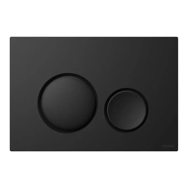 Ūdens nolaišanas poga Cersanit, melna