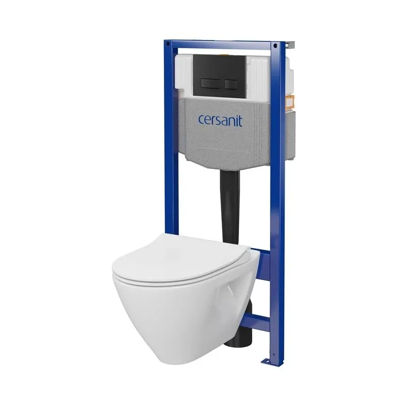 Piekarināmās tualetes komplekts zemapmetuma Cersanit S701-756, 20 cm x 50 cm
