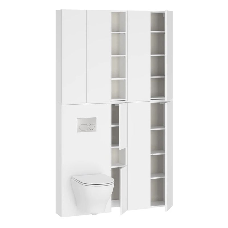 Augšējā skapja kolonna atrato balta