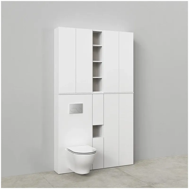 Vannas istabas skapīša augšējais plaukts Cersanit, Atrato 76, balts