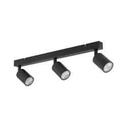 Lamp spot light top gu10 3x10w bk