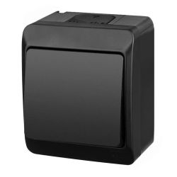 Slēdzis elektro hermes melns 0331-09