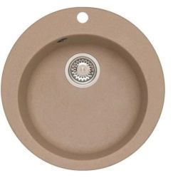 Izlietne virtuves+sifons 3321055 smilts ,alveus,