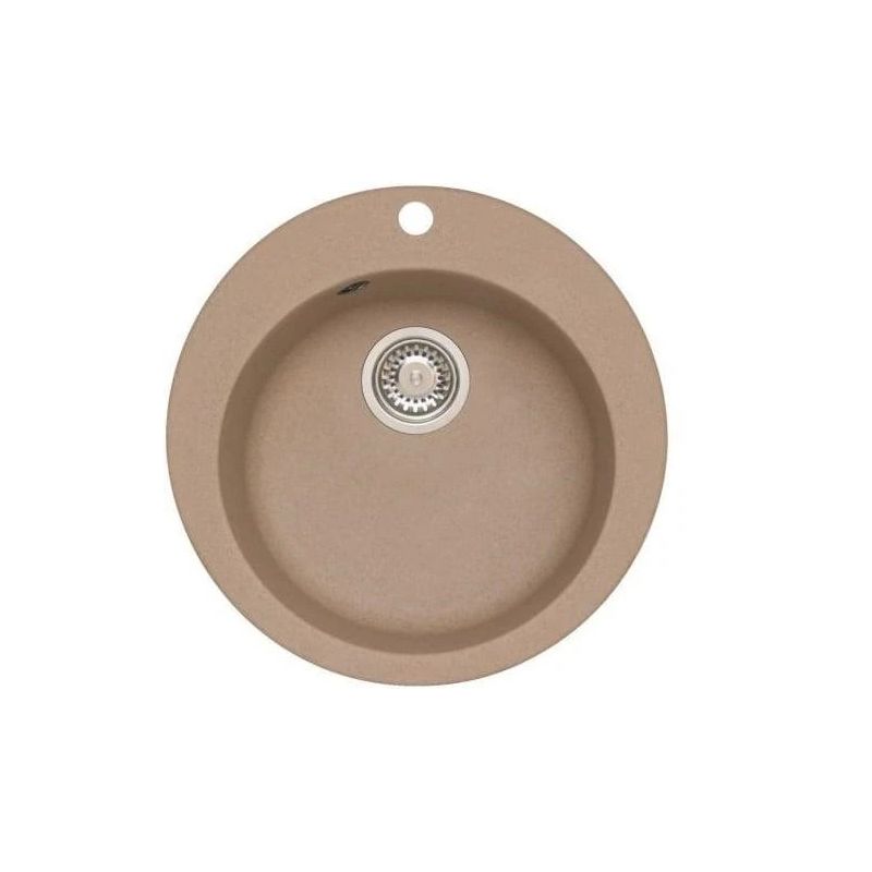 Izlietne virtuves+sifons 3321055 smilts ,alveus,