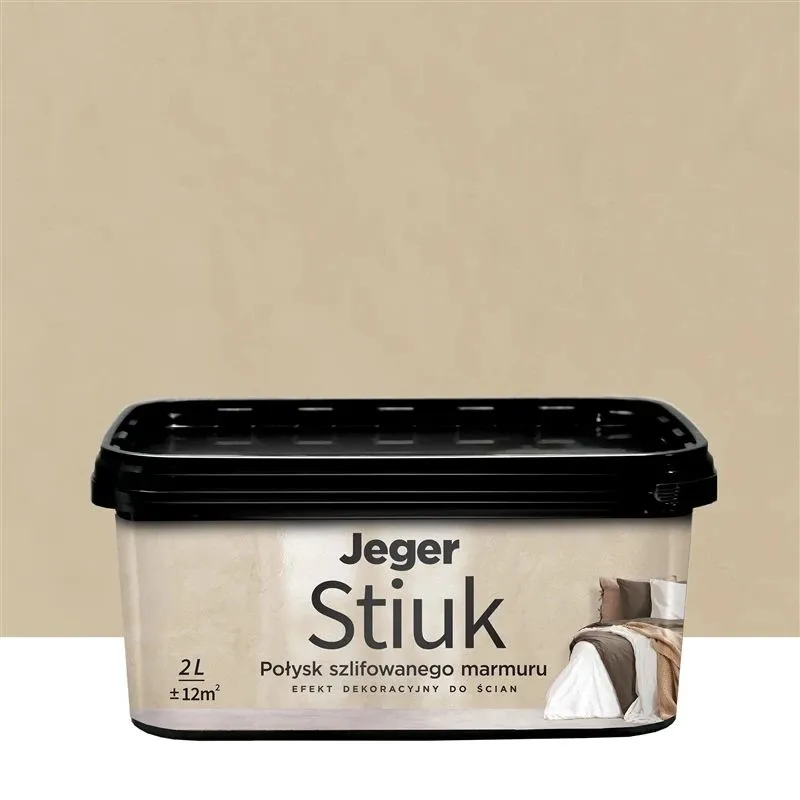 Dekoratyvinis tinkas, sienoms Jeger Stiuk Caramel, karamelė, 2 l