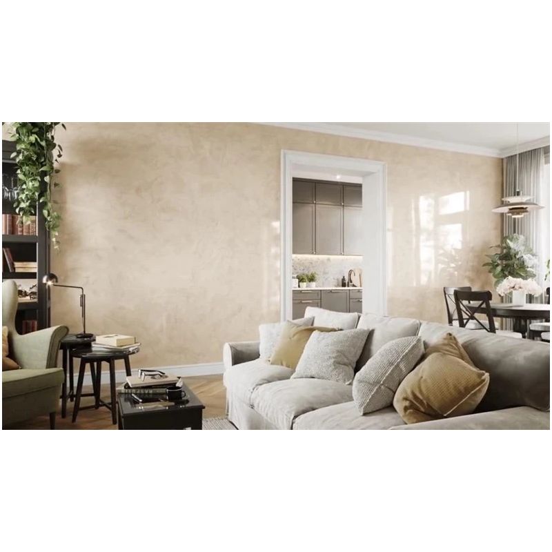 Dekoratīvais apmetums Jeger STIUK CARAMEL. smilškrāsas. 2 l