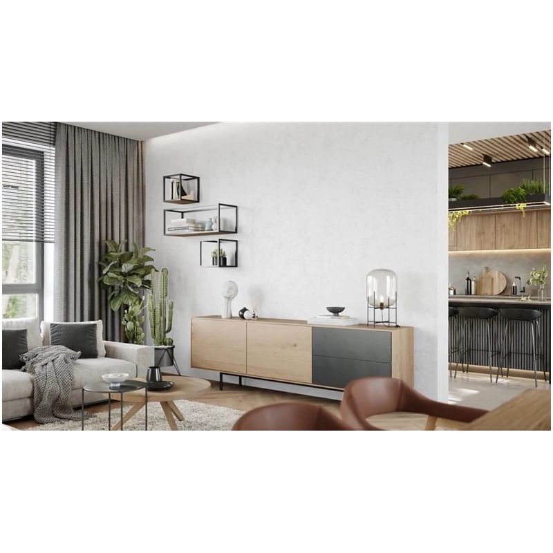 Dekoratīvais apmetums Jeger Beton Bianco. balts. 7 kg