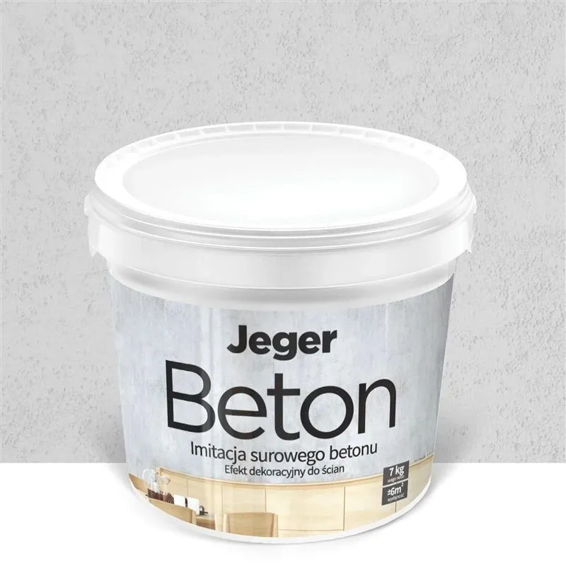 Dekoratīvais apmetums, sienas Jeger Beton, como, 7 kg