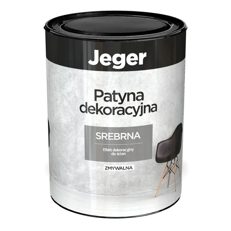 Dekoratīvā krāsa Jeger Patine Silver, 0,75 l