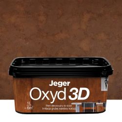 Dekoratīvais apmetums Jeger OXYD 3D. sēpija. 1 l