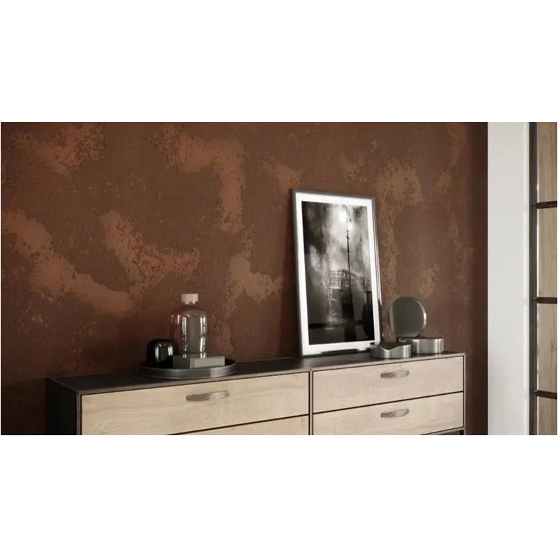 Dekoratyvinis tinkas Jeger OXYD 3D. rusva. 1 l