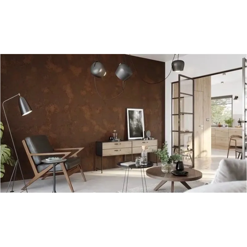 Dekoratyvinis tinkas Jeger OXYD 3D. rusva. 1 l