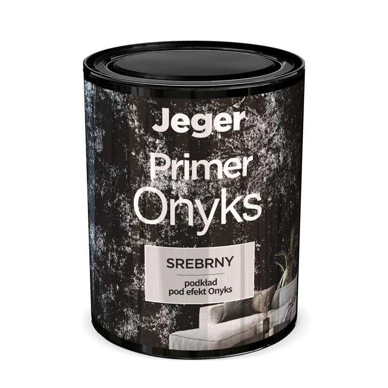 Krāsas gruntēšanai Jeger ONYKS PRIMER SILVER. sudraba. 1 l