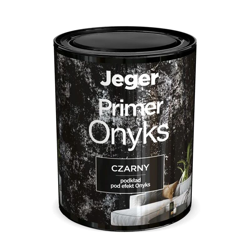 Krāsas gruntēšanai Jeger ONYKS PRIMER BLACK. melna. 1 l
