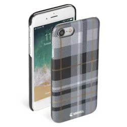 Krusell Limited Cover Apple iPhone 8-7 plaid dark grey