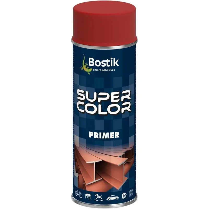 Grunts, daudzveidīgs Bostik Super Color Primer, matēts, 0.4 l, sarkana