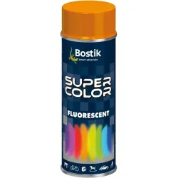Fluorescējoša aerosola krāsas Bostik oranžās. 400ml