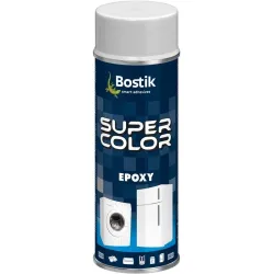 Aerozoliniai dažai Bostik Super Color Epoxy, paprastieji, balta sp., 0.4 l