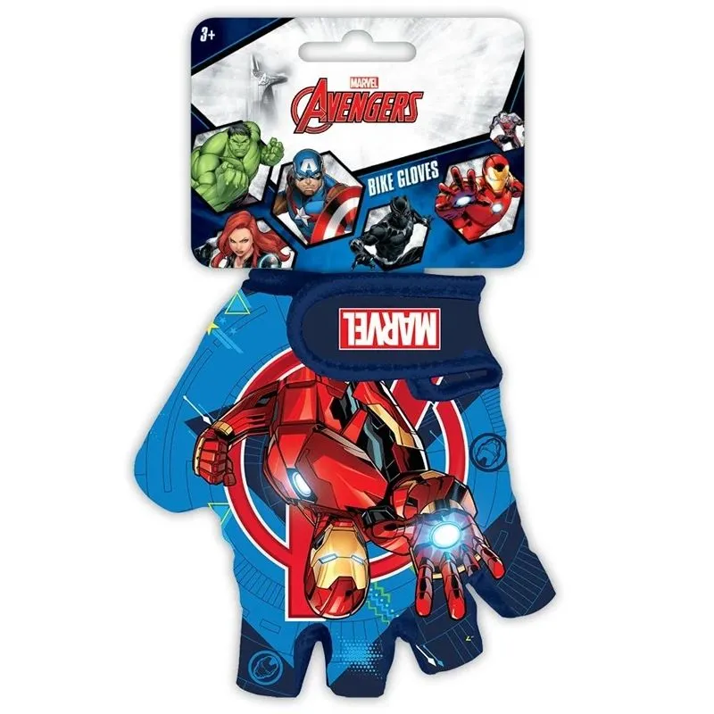 Velo cimdi bērniem Seven Avengers, zila krās.-sarkana krās., S