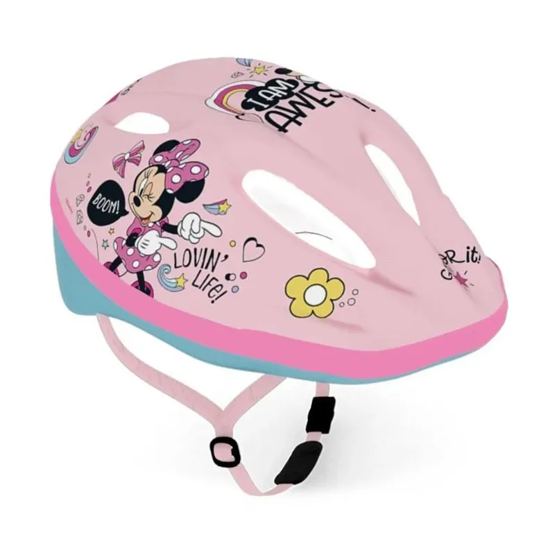 Ķivere velobraukšanai Disney Minnie, gaiši rozā krās., 52-56 cm