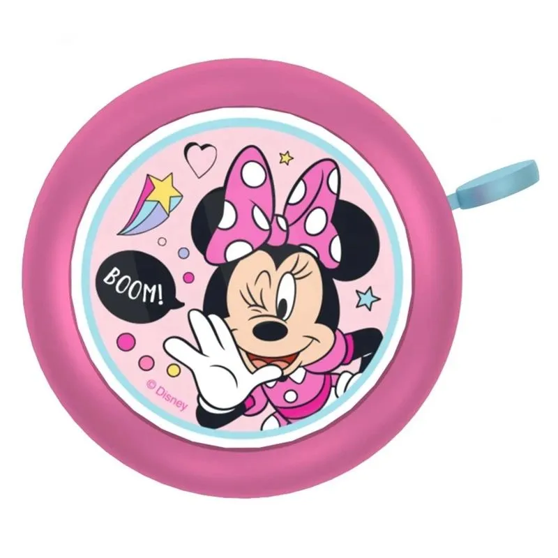 Velosipēda zvans Disney Minnie 59166, plastmasa-metāls, rozā krās.