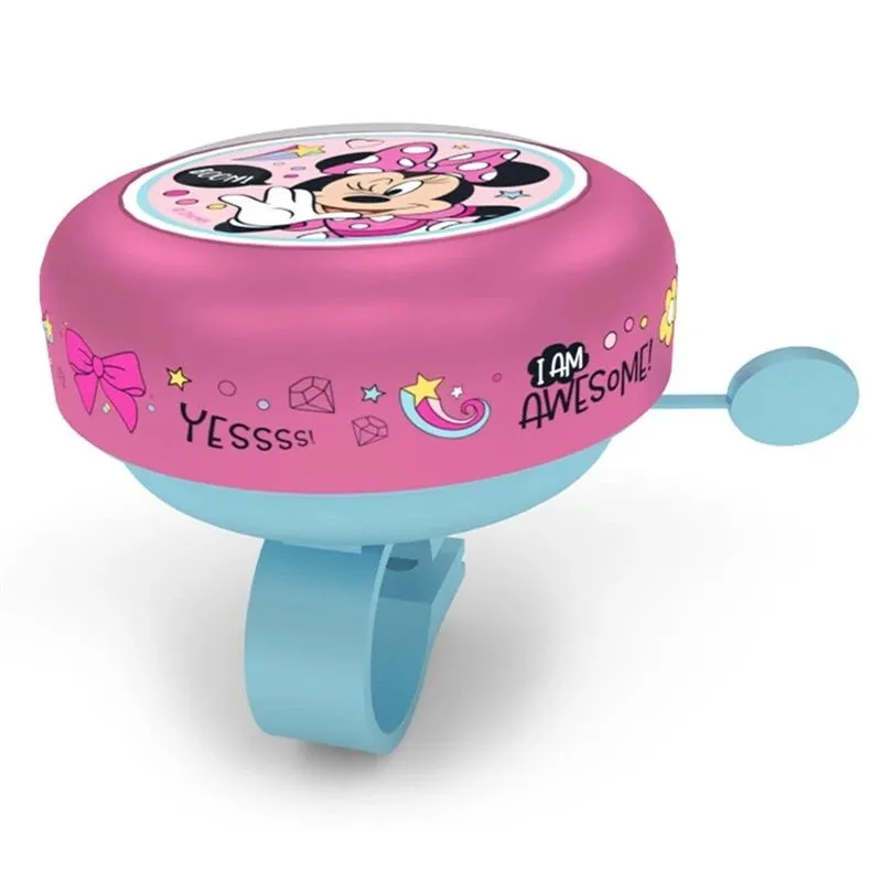 Velosipēda zvans Disney Minnie 59166, plastmasa-metāls, rozā krās.