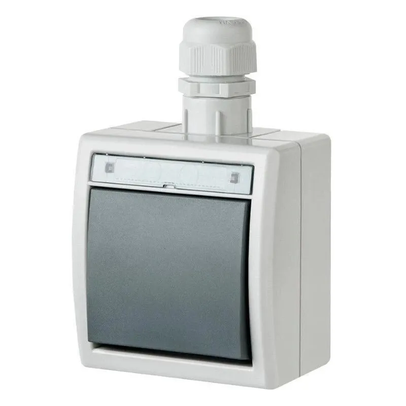Slēdzis Elektro-Plast Aquant IP65 1201-65 White-Antracite