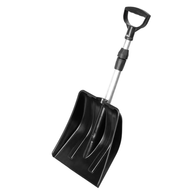 Snow shovel plastic aluminum tel handle auto