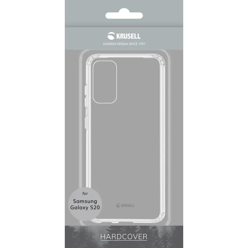 Krusell Essentials HardCover Samsung Galaxy S20 transparent