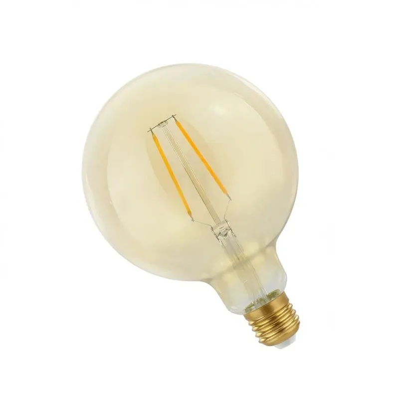 Lemputė Spectrum LED, G125, 2400 °K, E27, 4.9 W, 490 lm
