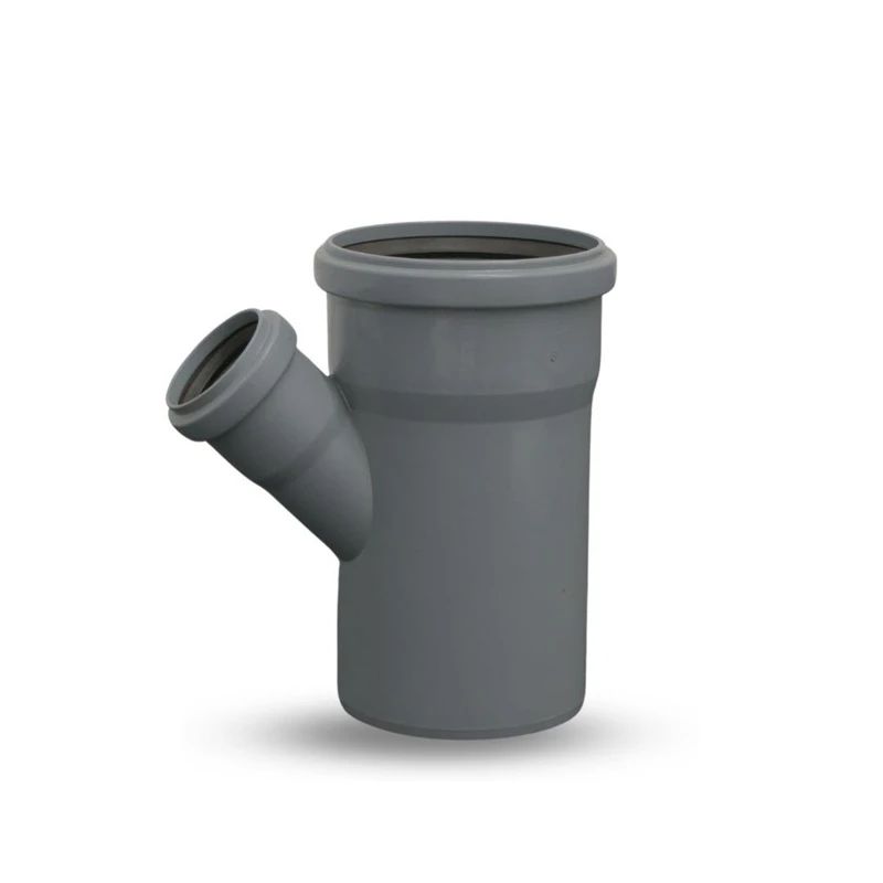 Vidaus kanalizacijos trišakis . DIA 50- 110 mm. 45°