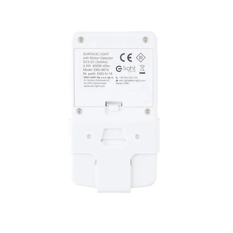 Lampa iemontējams mēbelēs EKB6615, -, 4000 °K, 1 x 0.5 W