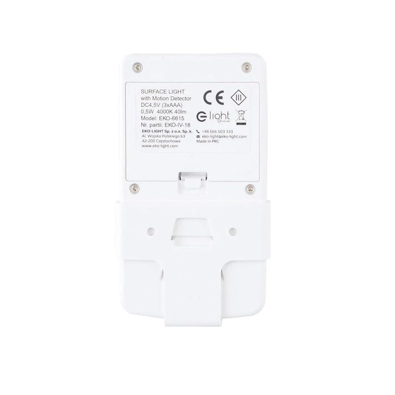 Apgaismojums iemontējams mēbelēs EKB6615. 0.5 W. 4000 °K