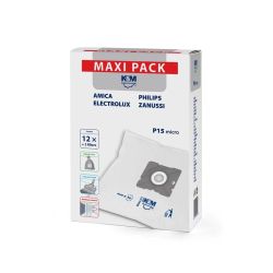 Putekļu sūcēja maiss K&M P15-MX. 12 gab.