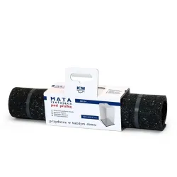 Paklotas po skalbimo mašina K&M AK 154, juoda sp., 60 cm x 45 cm x 0.8 cm